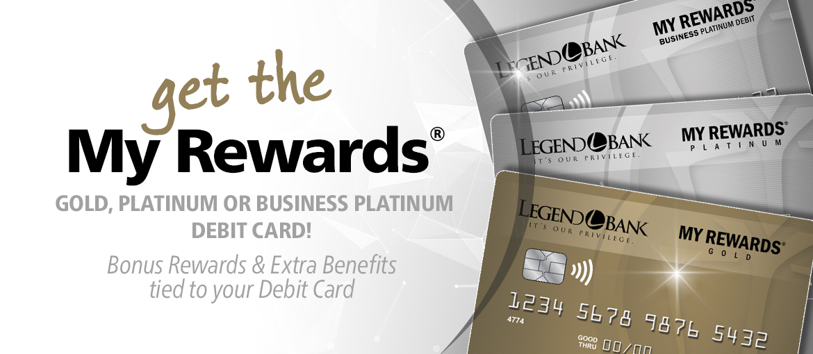 ¡Obtenga la My Rewards Platinum Debit Card!