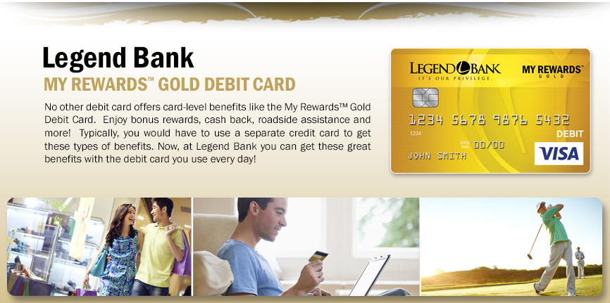 My Rewards™ Gold Debit Card